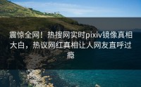 震惊全网！热搜网实时pixiv镜像真相大白，热议网红真相让人网友直呼过瘾